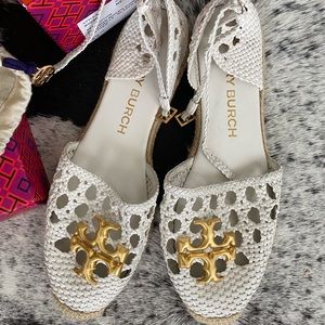 Tory Burch Eleanor D’Orsay Flat Espadrille